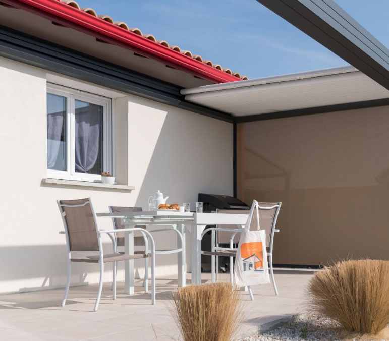 pergola à toile rétractable