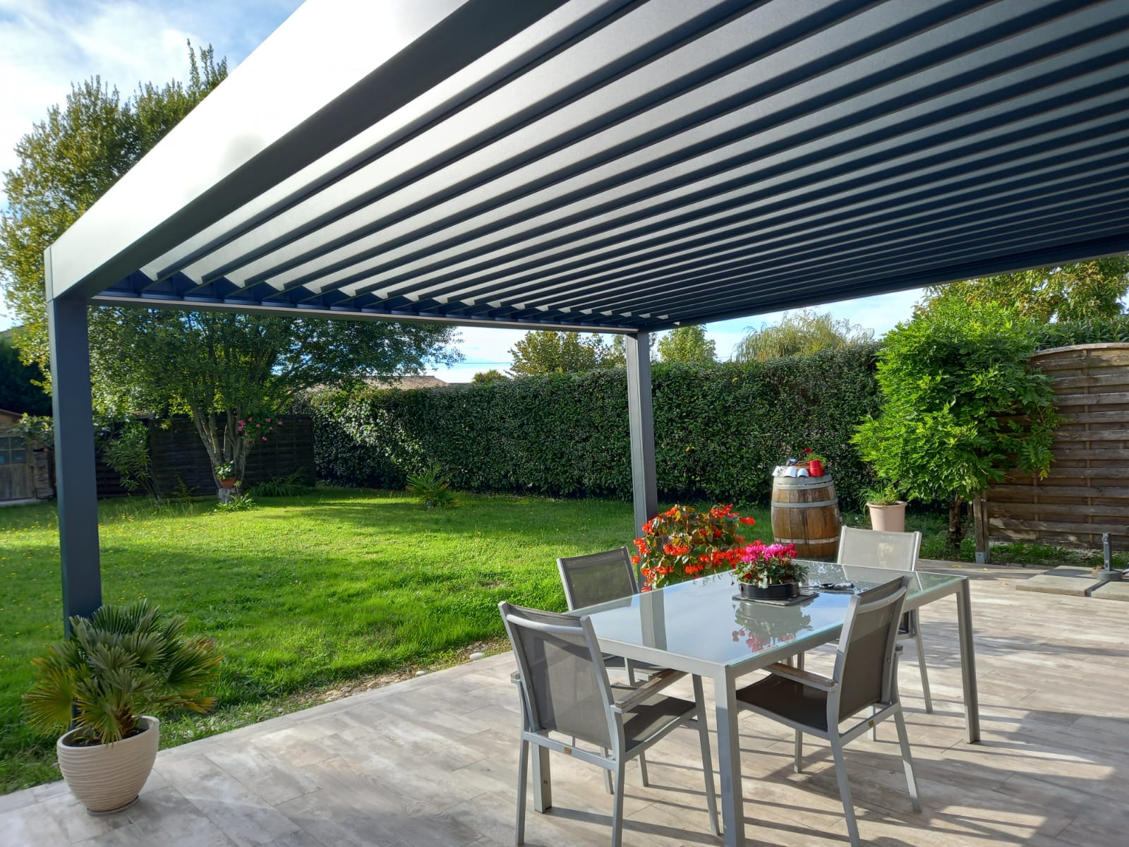Pergola bioclimatique Gaillan-en-Médoc