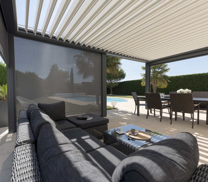 Pergola bioclimatique Hauteval