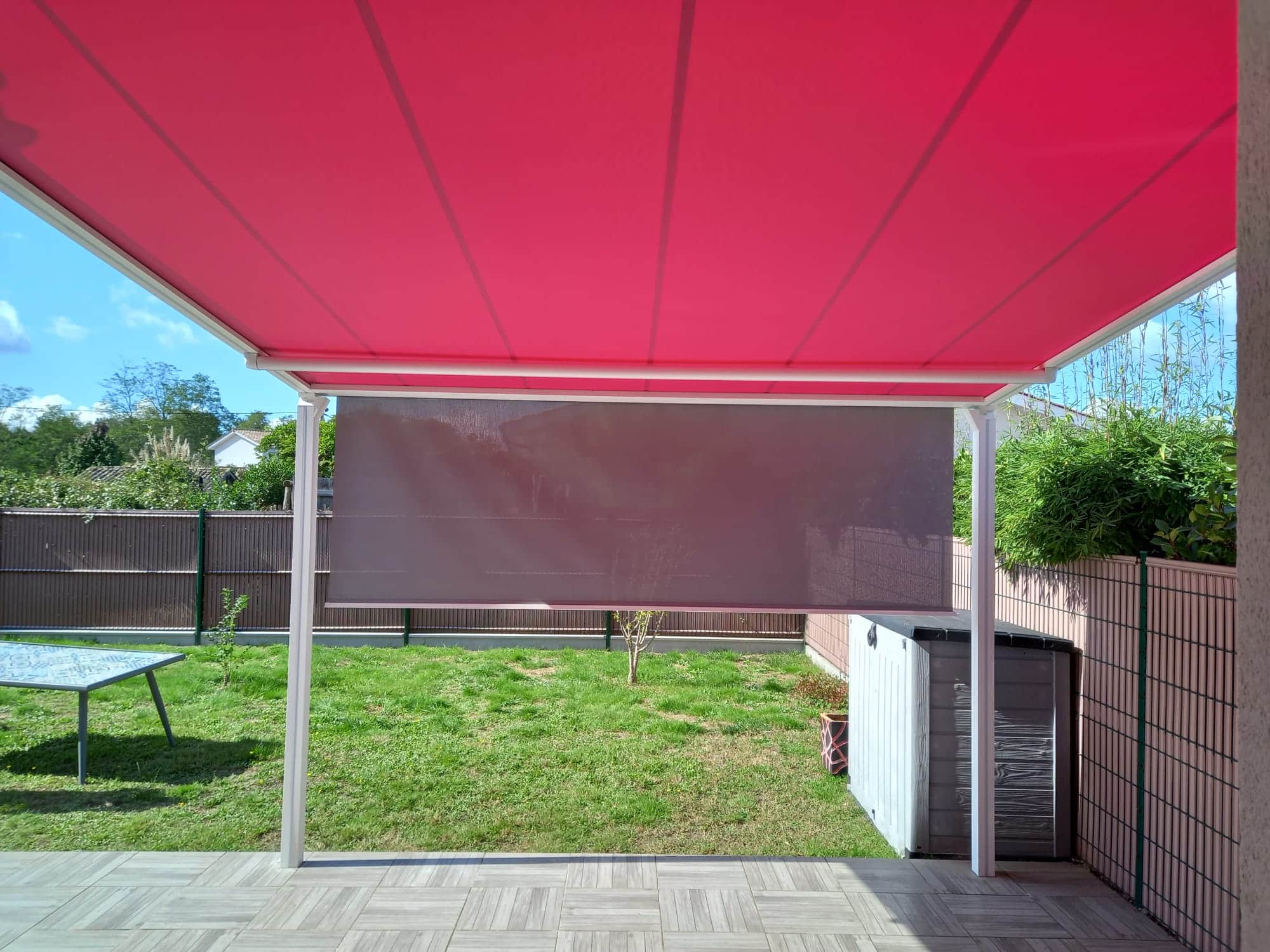 Pergola toile enroulable Gaillan-en-Médoc