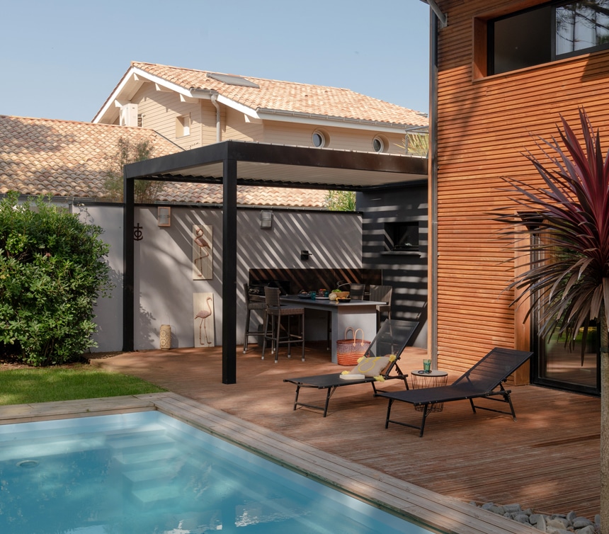 Pergola bioclimatique Erable