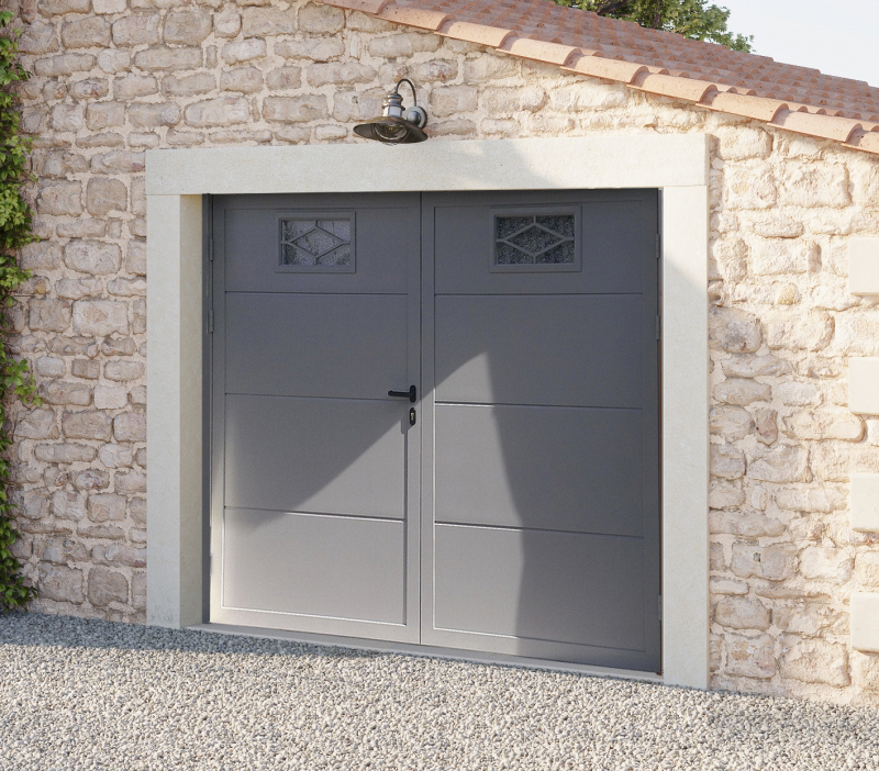 Porte de garage battante