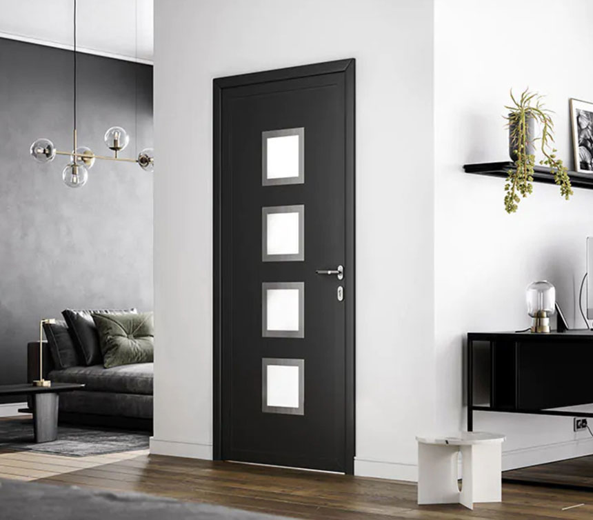 porte d'entrée PVC