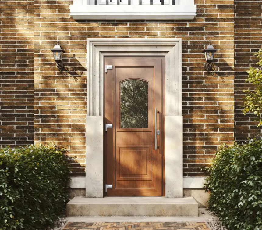 porte d'entrée PVC